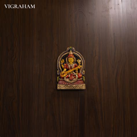 Saraswati Wall Panel – Vigraham