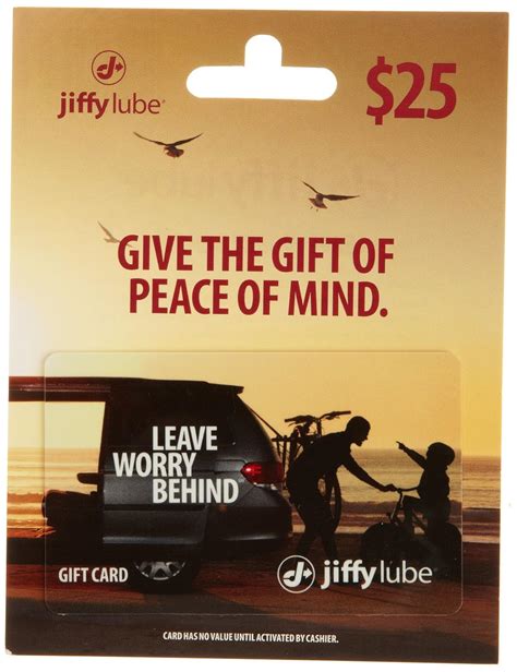 Amazon.com: Jiffy Lube Gift Card $25 : Gift Cards