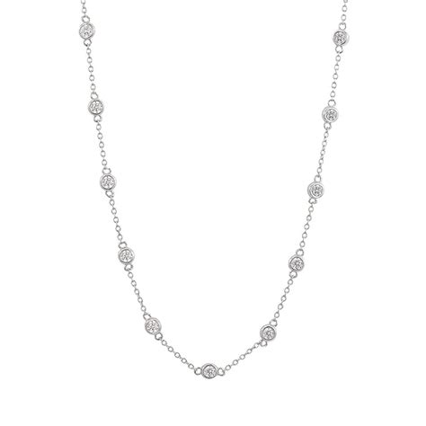 Ornate Jewels Pure 925 Sterling Silver AAA Grade American Diamond 18 ...