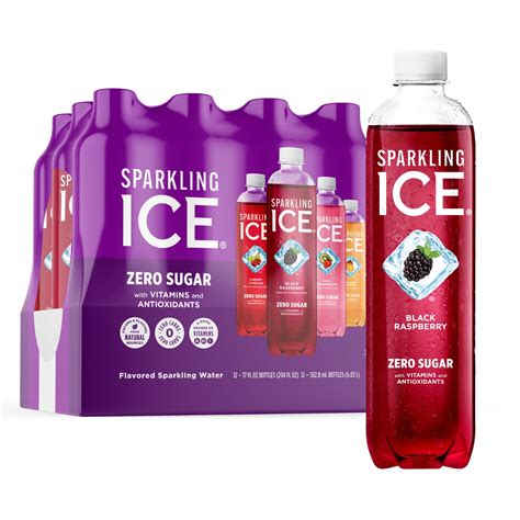 Sparkling Ice Flavored Sparkling Water Purple Variety Pack 17 fl oz 12 ...