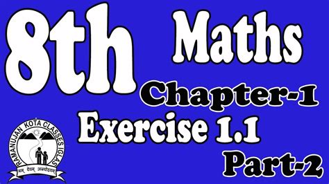 Image result for Class 8th Math Chapter 1 Full