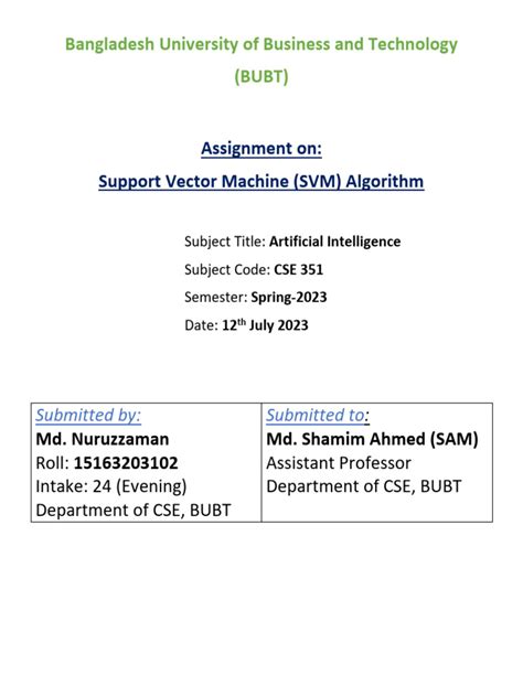 Support Vector Machine in Machine Learning VTU 的图像结果