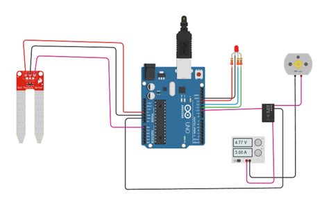 Image result for Soil Moisture Sensor Using Arduino Tinker CAD