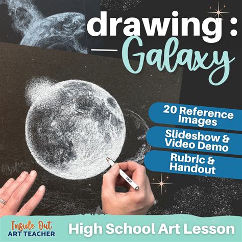 How To Draw The Galaxy With Colored Pencils