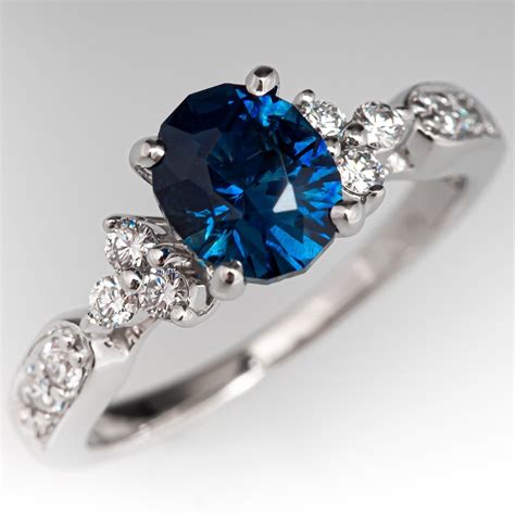 Sapphire Engagement Ring Wedding Ring