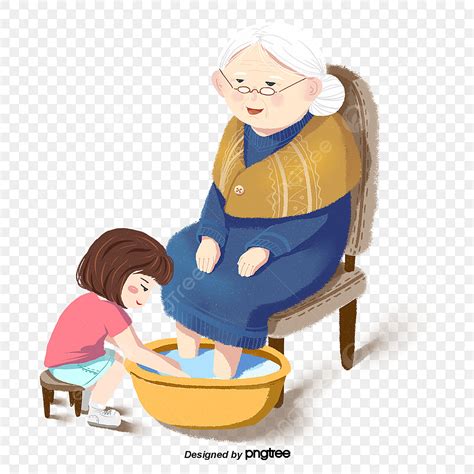 Image result for Foot Washing Cartoon