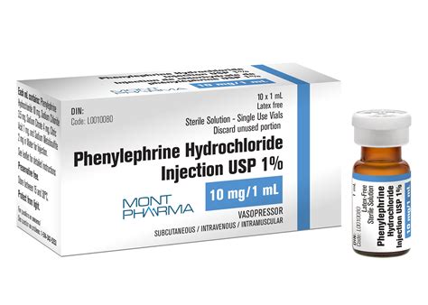 Phenylephrine Hydrochloride Injection USP 1%