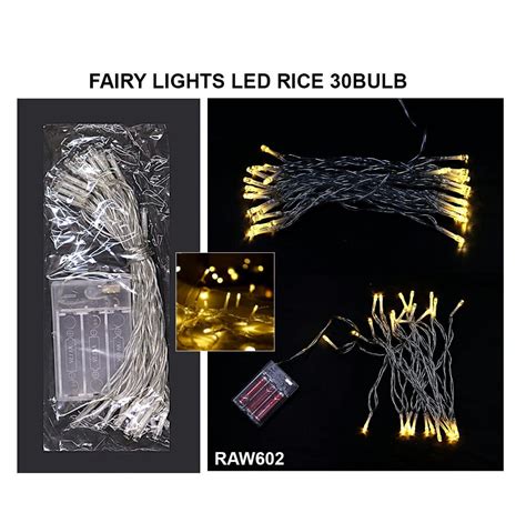 Fairy Lights Led Rice 30Bulb 3Aa Raw-602 – Inkarto