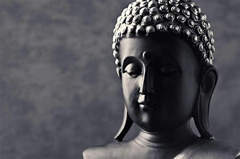 Kayra Decor PVC Self Adhesive Black Lord Buddha 3D Wallpaper Indoor ...