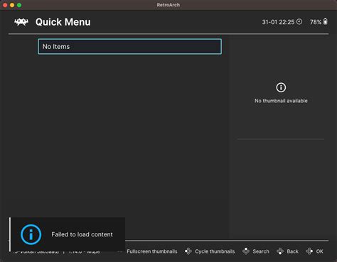 RetroArch On Mac 的图像结果
