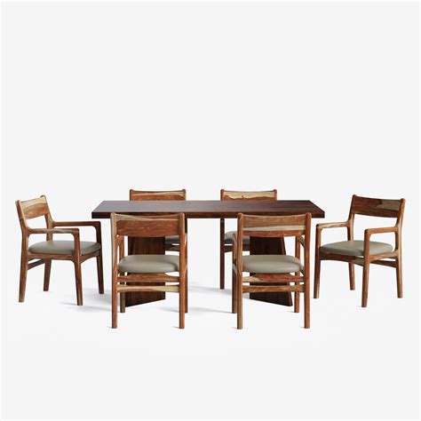 Alejandro-Kiyomi Dining Table Set - 6 & 8 Seater/ All sizes | Crafts ...