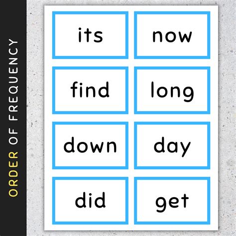 Fry Sight Words Flash Cards: 1-500, Sight Words Bundle, [SET 1] | Made ...