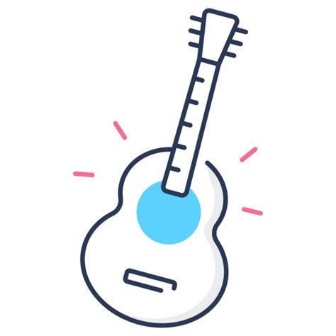 Guitar Generic color fill icon