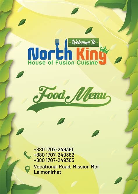 Image result for Front Page Menu Book