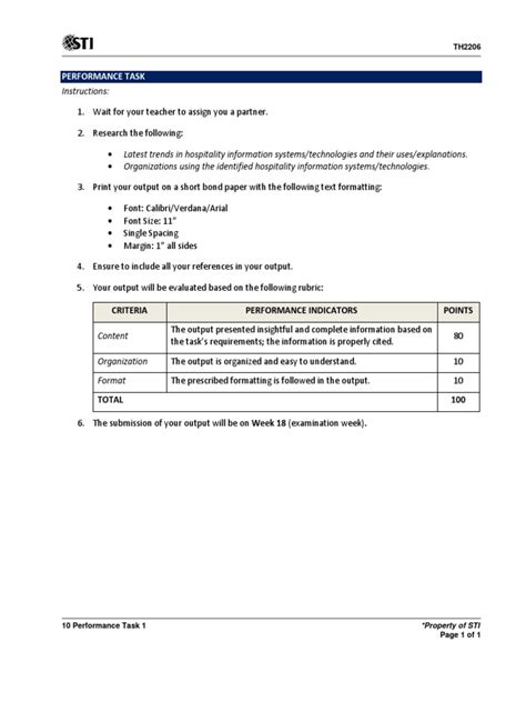 Image result for Performance Task 1