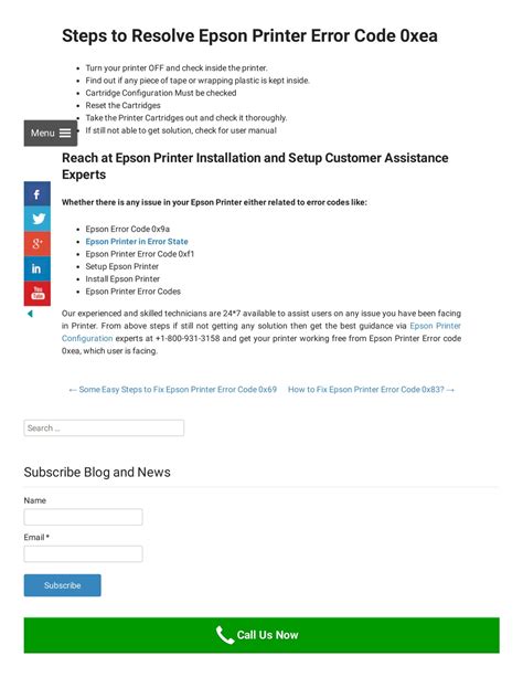 Image result for Epson Printer Error Code 0x9A