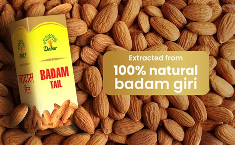 Buy Dabur Badam Tail : Sweet Almond Oil | Rich in Vitamin -E for ...