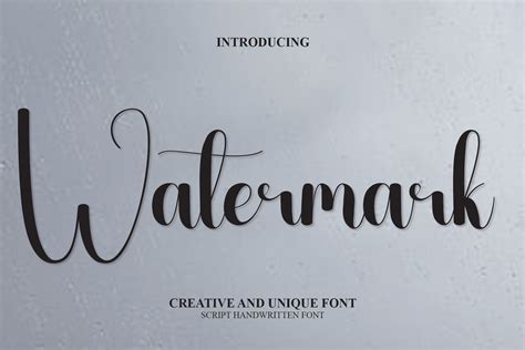 Watermark Font by william jhordy · Creative Fabrica