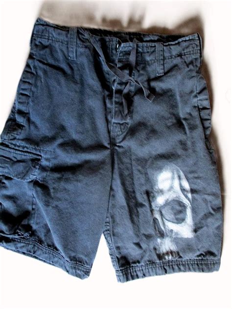 Buy Heavy Metal Apocalyptic Skull Design Shorts Online in India - Etsy
