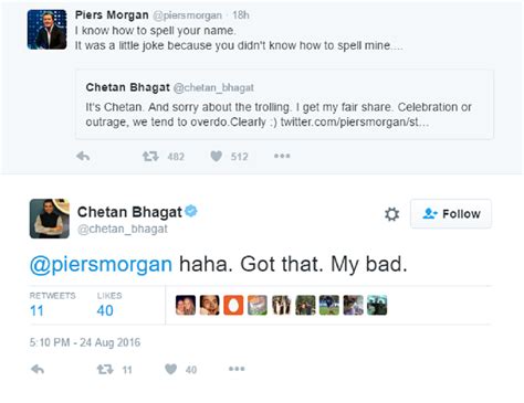 Piers Morgan versus Indian Twitterati