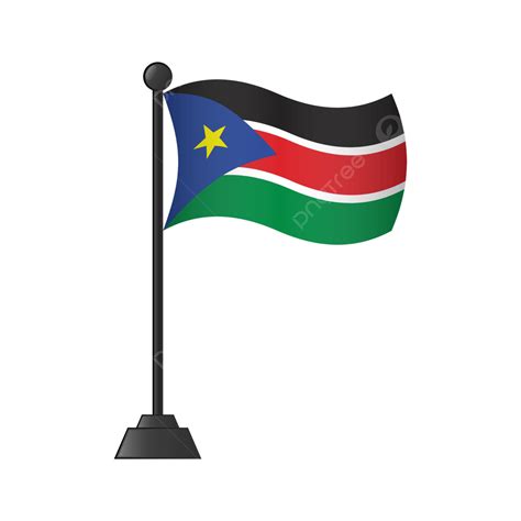 South Sudan Flag, South Sudan, Flag, South PNG and Vector with ...