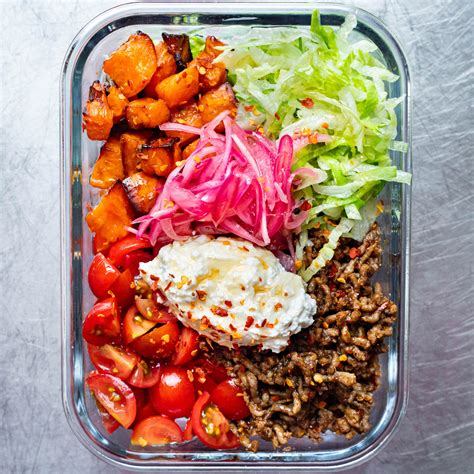 Sweet Potato, Minced Beef & Cottage Cheese Bowl | Mob