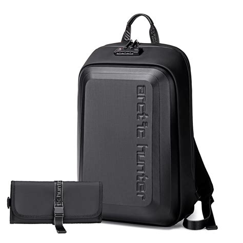 Buy Arctic Hunter Slim Backpack for Men 18L Semi-hard 15.6" Laptop Bag ...