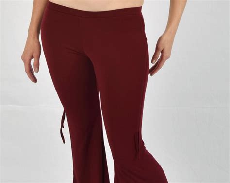 Lycra Flare Pants W/ Ruched Sides Tribal Fusion/ Latin/ Salsa/ Tango ...