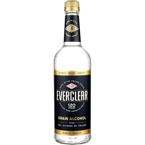 EVERCLEAR GRAIN ALCOHOL 120PF 1LI – Remedy Liquor