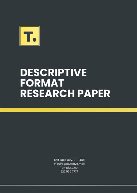 Image result for Research Paper Template Example