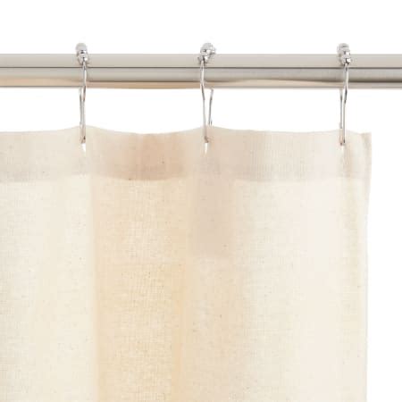Signature Hardware 346822 60" W x 76" H Cotton Duck Cloth Shower ...