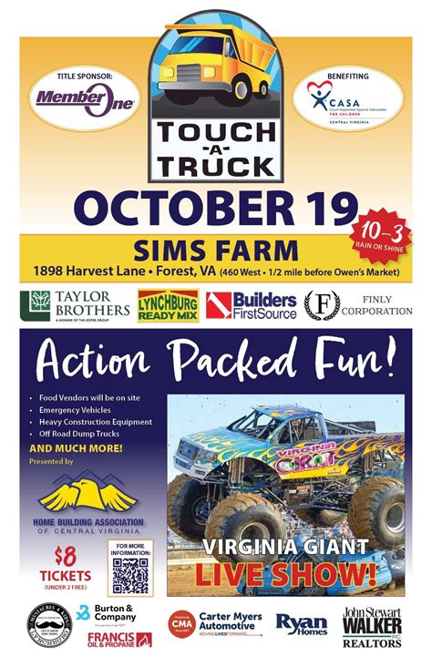Touch-A-Truck, 1898 Harvest Ln, Forest, VA 24551-3424, United States ...