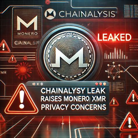 Chainalysis Leak Raises Monero (XMR) Privacy Concerns 🚨 A recent ...