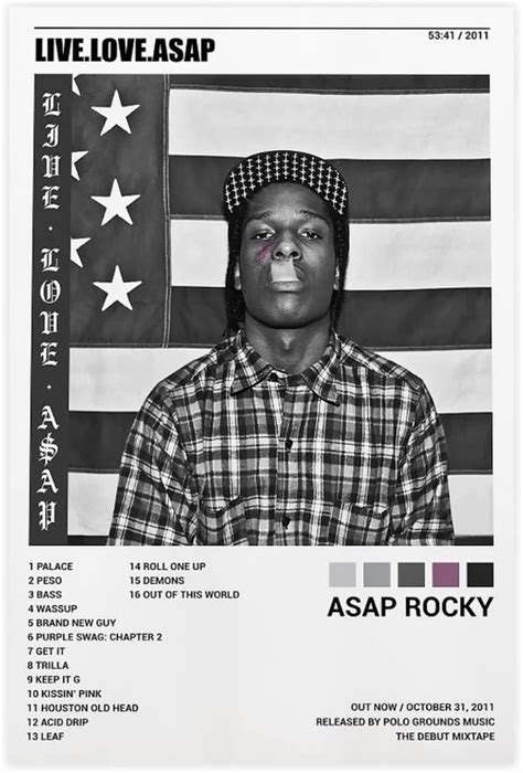 asap rocky. | Music album cover, Rocky poster, Asap rocky wallpaper