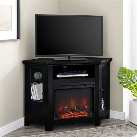 corner electric fireplace tv stand