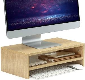 Wooden Monitor Stand | Ergonomic & Stylish Desk Stand