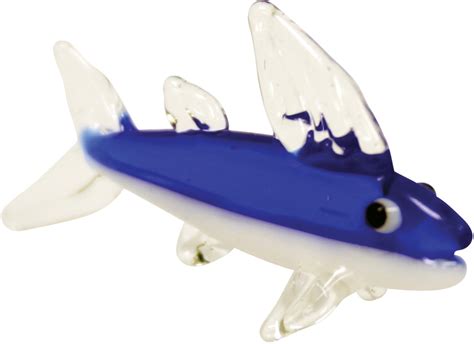 Looking Glass Skippy the Flying Fish Miniature Glass Collectible, Pack ...