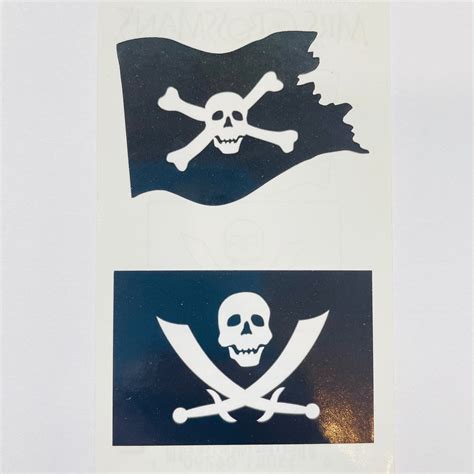 Mrs. Grossman's: Jolly Rogers Pirate Flag Stickers – Sticker Stash Outlet
