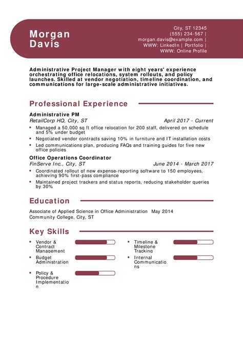 Project Manager Resume Examples Clinical Project Manager Resume