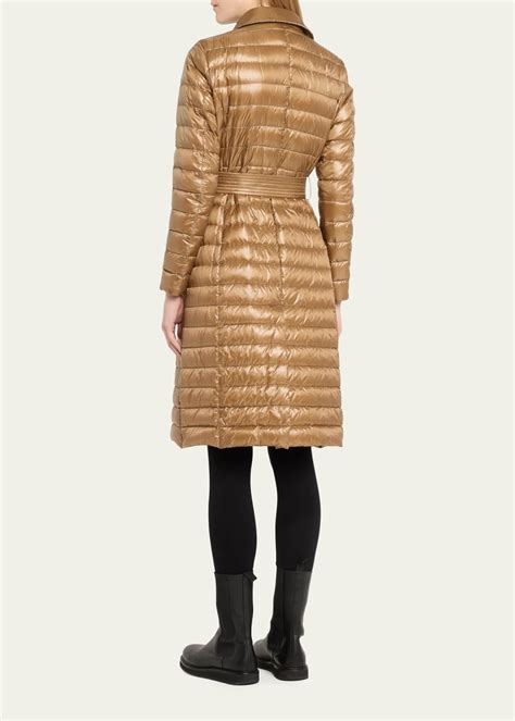 Herno Nylon Ultralight Double-Breasted Puffer Trench Coat - Bergdorf ...
