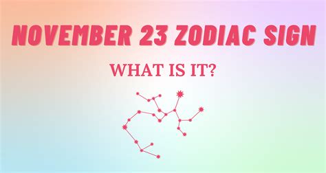 November 23 Zodiac Sign Explained | So Syncd