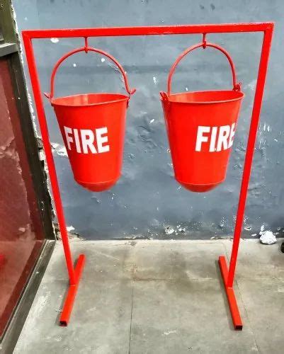 Fire Buckets - Fire Fighting Bucket Stand Manufacturer from Mumbai