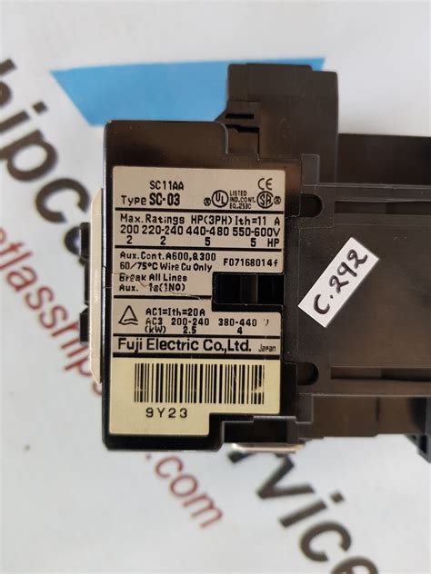 FUJI ELECTRIC SC-03 CONTACTOR – Atlas Shipcare Services