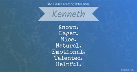 Kenneth Name