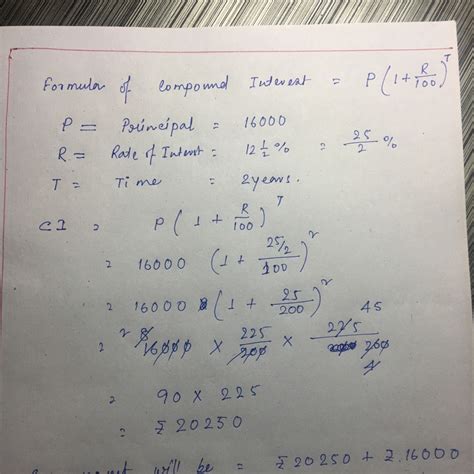 a person lent out 16000 on simple interest and the same sum on compound ...