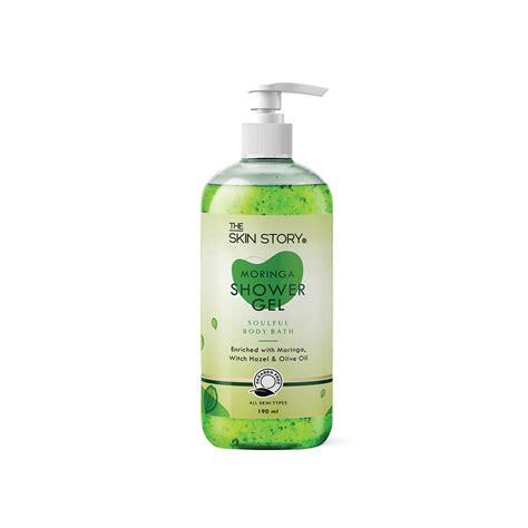 Buy The Skin Story Moringa Shower Gel with Witch Hazel & Olive Oil ...