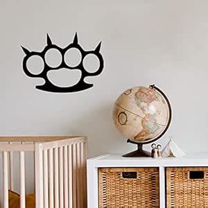 Buy GADGETS WRAP Vinyl Wall Decal Sticker Brass Knuckles Spikes Online ...