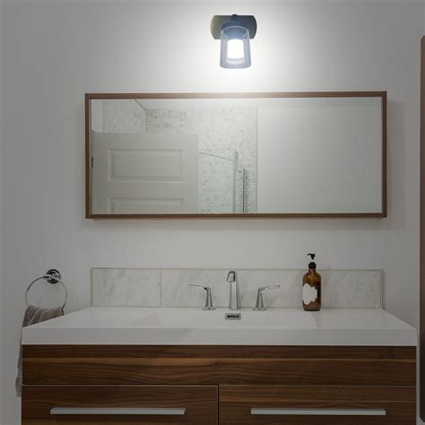 Aqua Single LED Mirror Light For Bathroom Mirrors| Light & Living