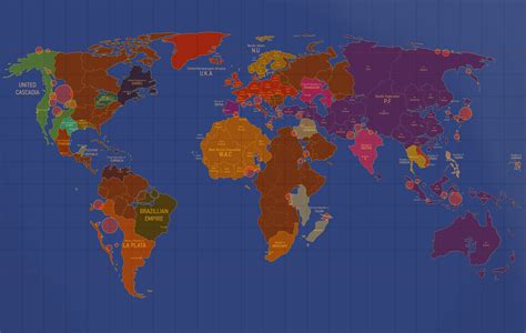 My last map was trash so I made another. (Post PW World Map) : r ...