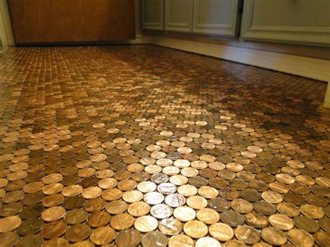 Floor made of pennies is priceless